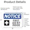 Signmission First Aid Kit Inside Sign With Symbol, 5 in W x Rectangle, Vinyl Decal OS-2PACK-NS-D-35-L-12740 - alternate 5